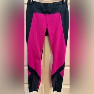 Athleta Sonar Colorblock Mesh 7/8 Leggings